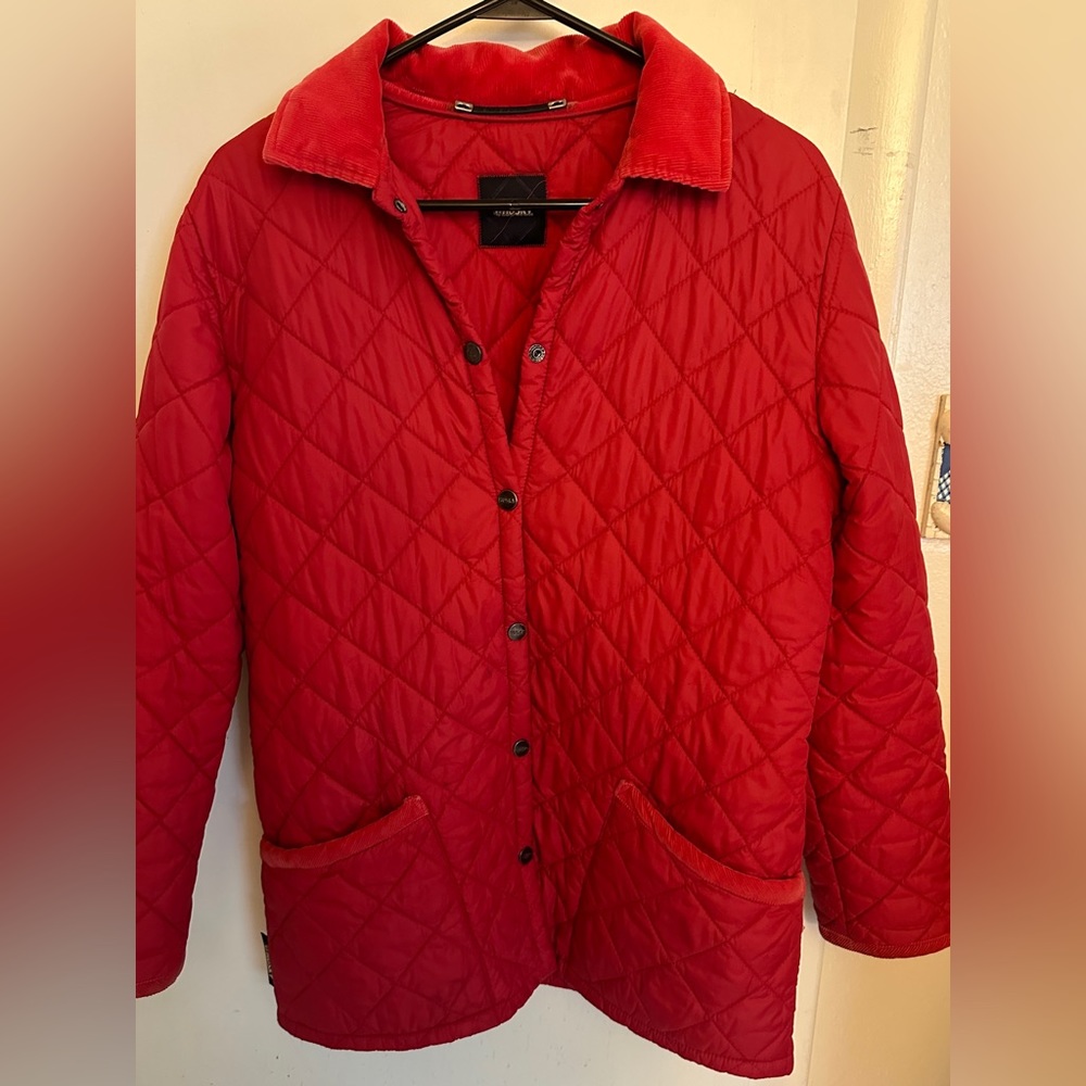 HUSKY  VINTAGE MEN'S UNISEX PUFFER JACKET SZ L MADE IN ENGLAND *READ